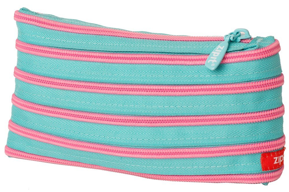 Zipit Zip It Bright Color Pouch Pencil Cases Pen Case Zp Zmb R Bl Design Wristlet Change Blue Heaven Pretty Pink Teeth