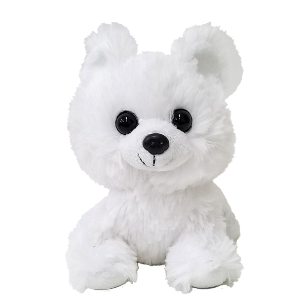 white pomeranian plush