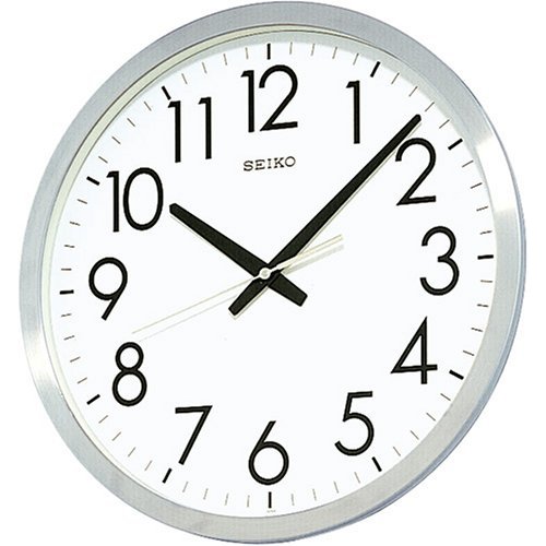 【楽天市場】掛け時計 壁掛け時計 セイコー SEIKO クロック オフィスタイプ クオーツ 金属枠 KH409S：butler