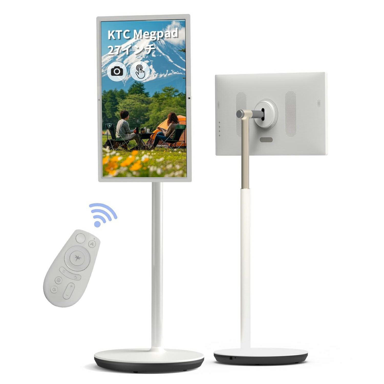 TV　27型移動式スマートディスプレイ KONKA A3Series MOVEVISION [KM27S] 移動式バッテリー搭載スマートモニター non-touch-27inch