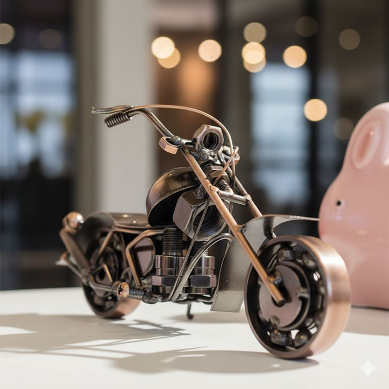 楽天市場】メタルクラフト バイク スチールバイク メタルバイク 4