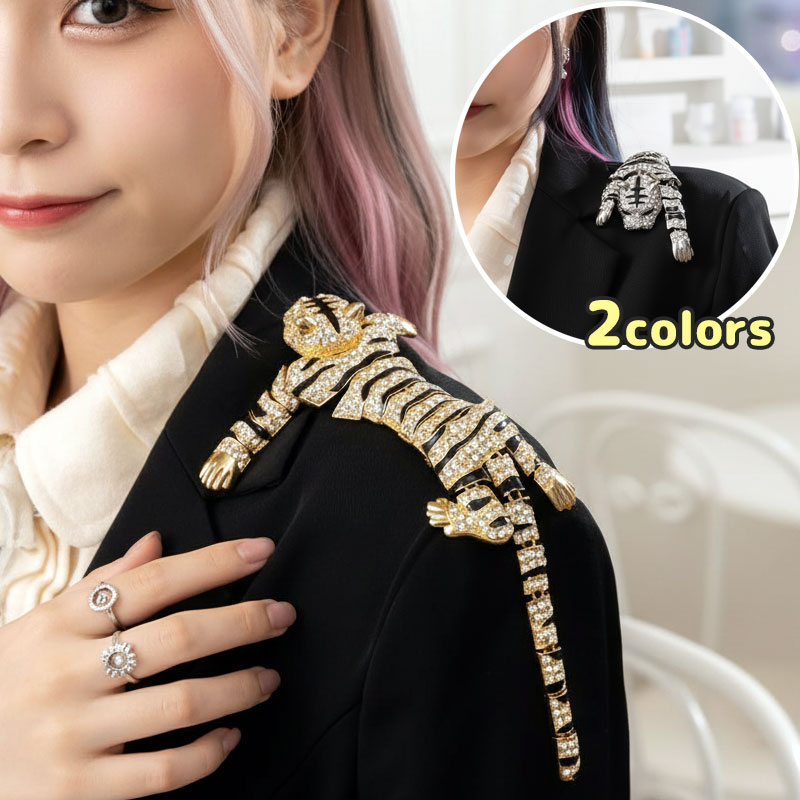 楽天市場】【ネコポス便対応】タイガー 虎 トラ とら ブローチ 動物