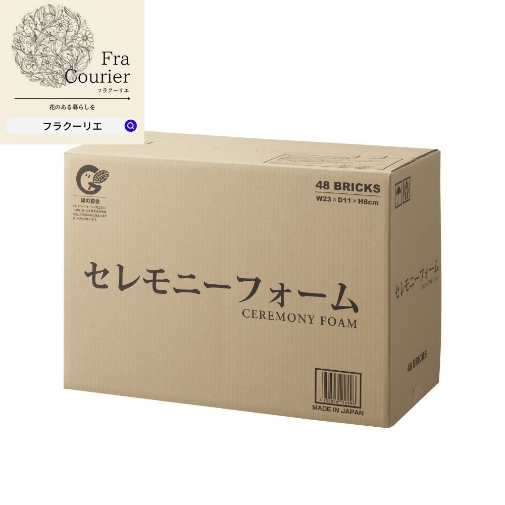 アクアフォームセレモニー 48個 10-6650-0 お花申し合わせに当てはめる。（日本製） 花 お花 お花 お花取り合わせる 花原材料 お花原材料 御手手お手伝いさん  ヴィタミンF