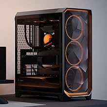 Fractal Design Meshify 3 Ambience Pro RGB Black TG Light Tint 真っただ中主柱型マイコン容れもの ライトティント 強化因子硝子ダイアログボックス 黒いことFD-C-MES3A-03