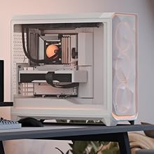 Fractal Design Meshify 3 XL Ambience Pro RGB White TG Clear Tint フルタワー型PCケース クリアティント 強化ガラスパネル ホワイトFD-C-MES3X-05