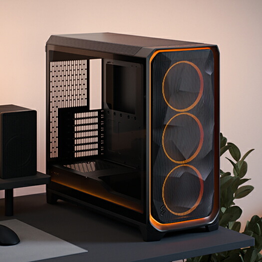 Fractal Design Meshify 3 XL Black RGB TG Light Tint フルタワー型マイコン容れもの ライトティント 強化因子硝子ダイアログボックス 黒いことFD-C-MES3X-04