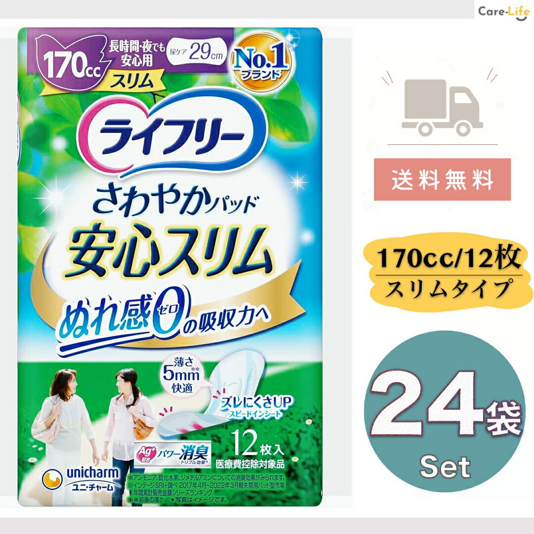 ライ無償性 口さかしいパッドか細い 170竓 亭主もち用 尿手抜かりパッド 12枚×24 大静電容量 ユニ引きつける