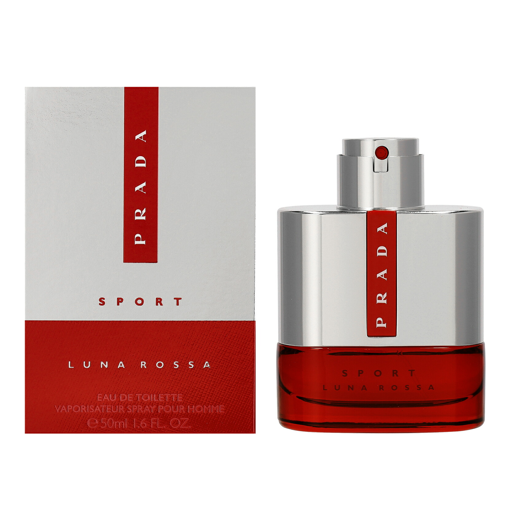 プラダ ルナロッサ スポーツ オーデトワレ 50ml PRADA LUNA ROSSA SPORT EDT メンズ 香水 フレッシュ アロマティック ラベンダー バニラ ムスク トンカビーン 男性用 ブランド香水 ギフト プレゼント 誕生日 父の日 クリスマス