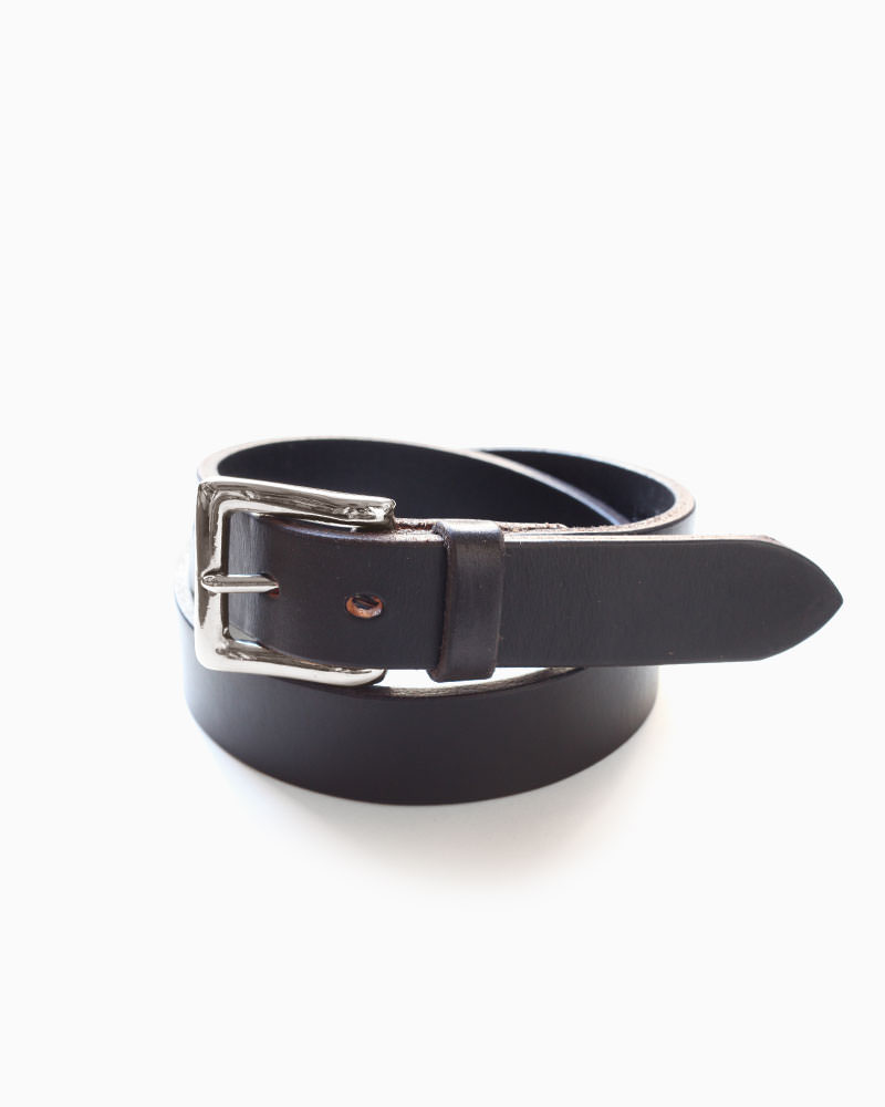 マクロスティ【McROSTIE】MRG 811 BELT(黒いこと) 三尺帯 30粍 馬具なめし革 牛皮