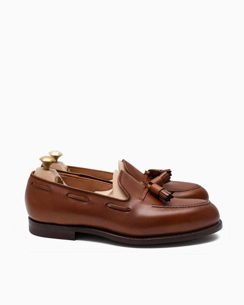 CROCKETT & JONES BOSTON2 バーニッシュブラウン カーフ TAN BURNISHED CALF -Crockett&Jones- | FRAME フレーム公式