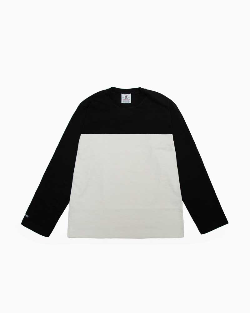 バーバリアン【BARBARIAN】 8oz CREW LONG / VFE16Y (ブラック/アイボリー)\