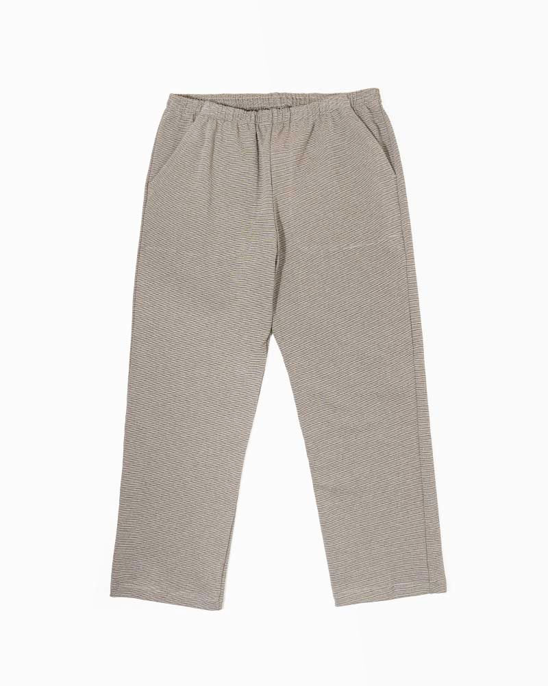 バーバリアン【BARBARIAN】12oz LONG PANTS / WSE35 (モス/トープ)　メンズ　パンツ　へヴィーウエイトコットン　ニットパンツ　ロングパンツ　クロップド丈　ラガーシャツ　ラグビーシャツ　ボーダー　タイガーストライプ｜フレームショップ 15,675円