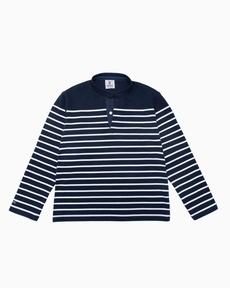 バーバリアン【BARBARIAN】12薬局衡オンス HENLEY LONG / BHLE02Y(米国海軍/白いこと)\