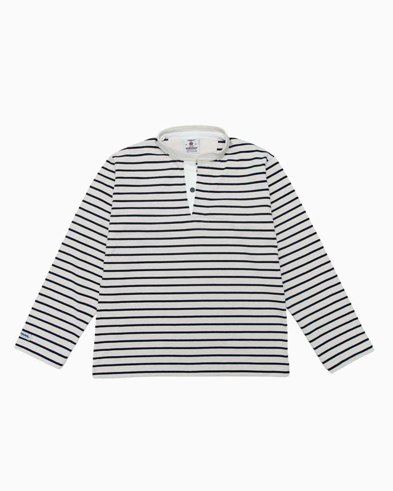 バーバリアン【BARBARIAN】12薬局衡オンス HENLEY LONG / BHLF01Y(象牙色/米国海軍)\