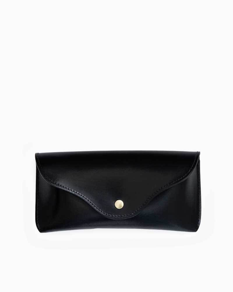 べオーマレザーカンパニー【BEORMA LEATHER COMPANY】型番：S0001 SPECTACLE CASE（黒いこと) メガネ容れもの ブライドルレザー 牛皮 男女兼用