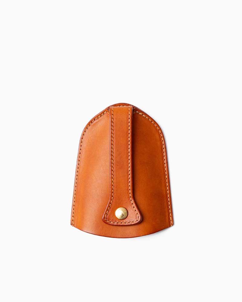 べオーマレザーカンパニー【BEORMA LEATHER COMPANY】 型番：S0090（タン)　ベル型　キーケース　　バダラッシレザー　フルベジタブルタンニングレザー　牛革　男女兼用