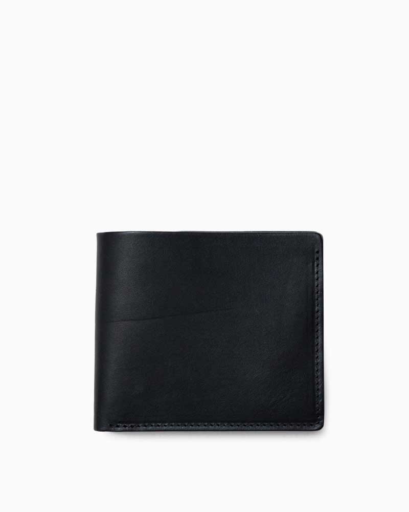 べオーマレザーカンパニー【BEORMA LEATHER COMPANY】型番:S0100(ブラック) ビルフォールドコインウォレット 二つ折り財布 バダラッシレザー フルベジタブルタンニングレザー 牛革 男女兼用|フレームショップ