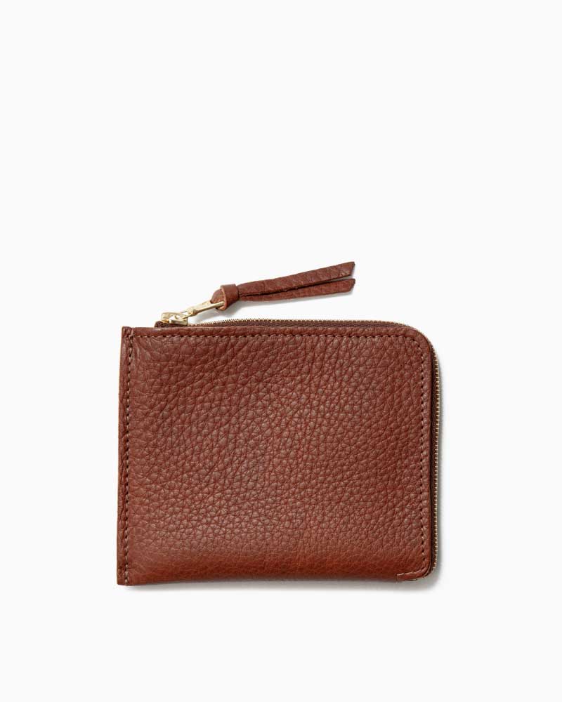 べオーマレザーカンパニー【BEORMA LEATHER COMPANY】型番:S0119 MULTI PURSE(ブラウン) マルチパース L字型ジップ コンパクトウォレット 財布 ナチュールレザー フルベジタブルタンニングレザー 牛革 男女兼用|フレームショップ