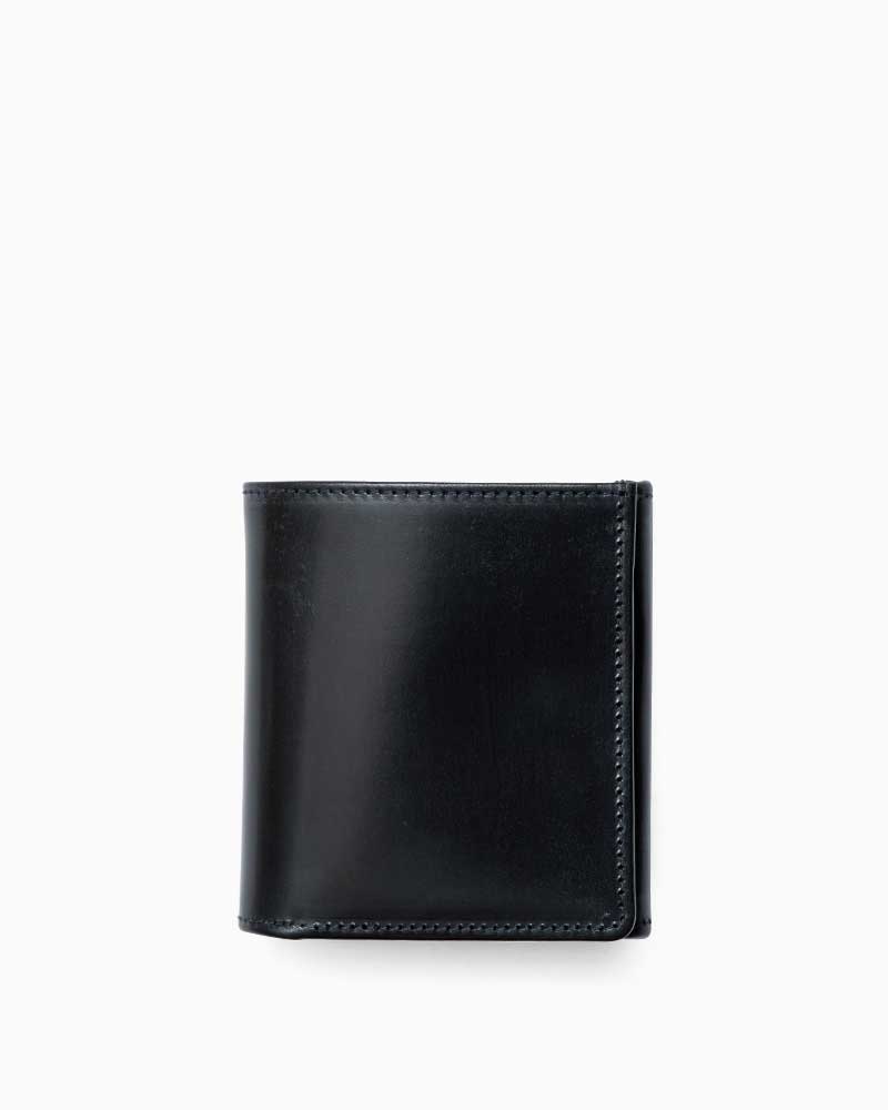 べオーマレザーカンパニー【BEORMA LEATHER COMPANY】型番：S0129 COMPACT WALLET（黒いこと) がま口 二つ折りがま口 コンパクトウォレット ブライドルレザー 牛皮 男女兼用 バッグ・小物・ブランド雑貨-メンズ財布