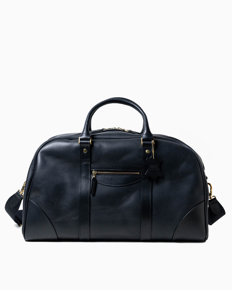 べオーマレザーカンパニー【BEORMA LEATHER COMPANY】型番：L0095 The Stamford（黒いこと）スタンフォード ボストンバッグ 鞄 タスカニーレザー ベジタブルタンニングレザー 牛皮 男女兼用