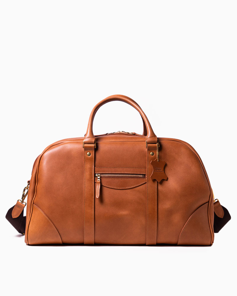 べオーマレザーカンパニー【BEORMA LEATHER COMPANY】型番：L0095 The Stamford（タン）スタンフォード ボストンバッグ 鞄 タスカニーレザー ベジタブルタンニングレザー 牛皮 男女兼用 Light Nude Tones
