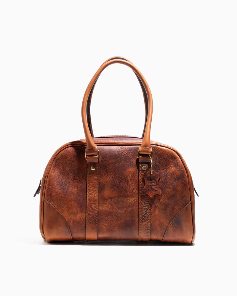 べオーマレザーカンパニー【BEORMA LEATHER COMPANY】型番：L0113 The Chetham（コニャック）チェサム ボストンバッグ ハンドバック 鞄 バダラッシワックスレザー 牛皮 男女兼用