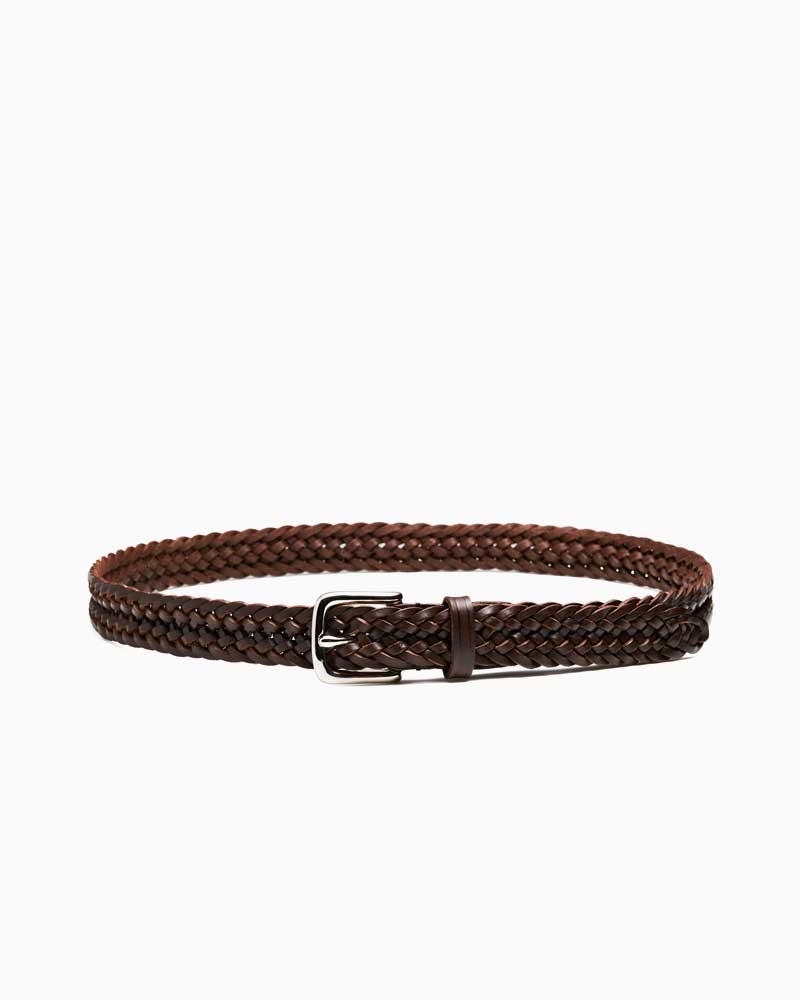 べオーマレザーカンパニー【BEORMA LEATHER COMPANY】 型番：P0011（ダークブラウン)　メッシュベルト　ドレスベルト　ナロー　25mm　カウハイド　牛革　男女兼用 23,430円