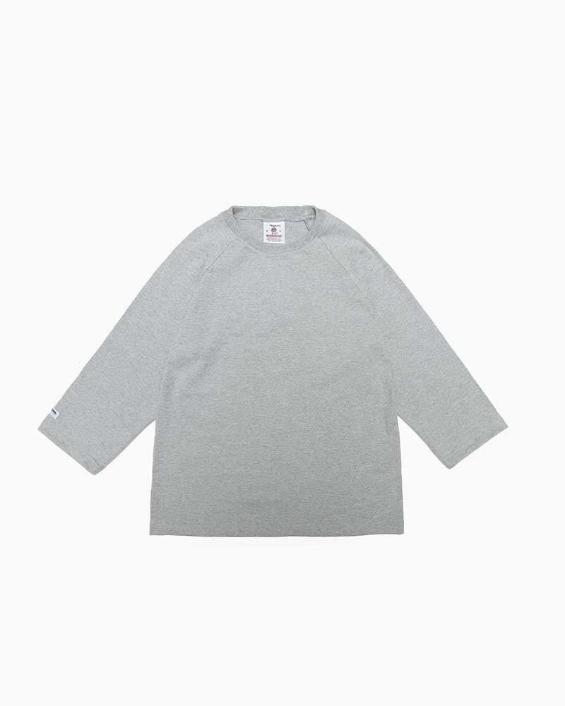 バーバリアン【BARBARIAN】 8oz CREW 3/4 XSF02Y (アッシュ) \