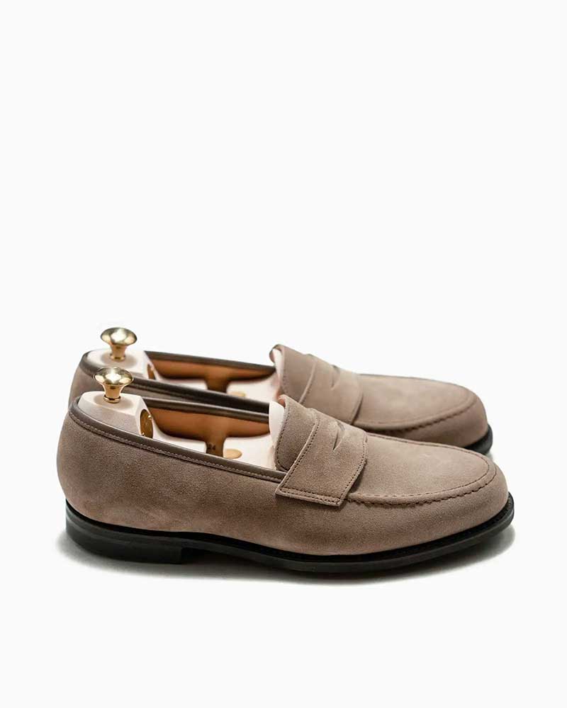 クロケット＆ジョーンズ【Crockett&Jones】BOSTON2（カーキ）ボストン２　スエード　シティソール　ローファー　牛革　メンズ｜フレームショップ