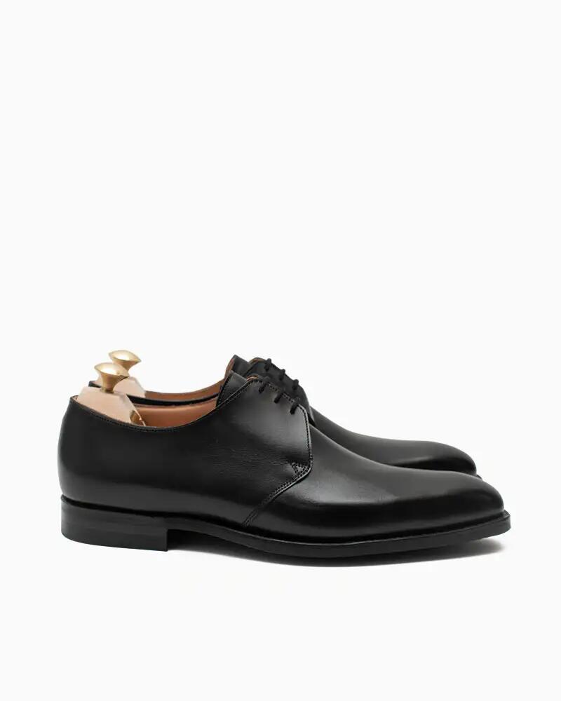 クロケット＆ジョーンズ【Crockett&Jones】 HIGHBURY（ブラック）ハイバリー　007/NO TIME TO DIE MODEL　カーフ　シティソール　プレーントゥ　ダービー　牛革　メンズ 69,575円