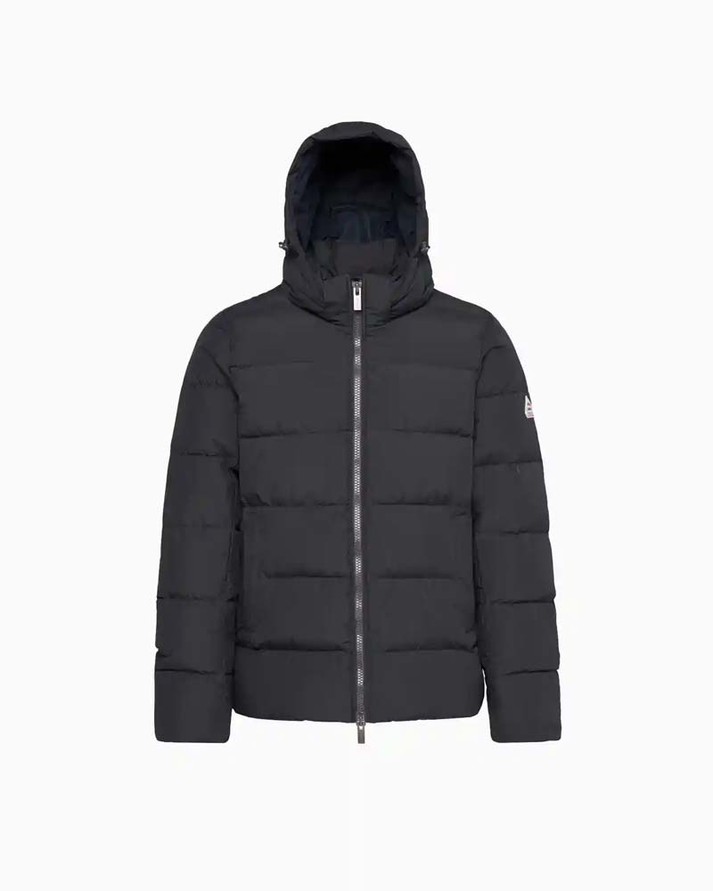 ピレネックス【PYRENEX 】-French Duck Down- SPOUTNIC MINI RS JKT (ブラック)　メンズ　スプートニック ミニ リップストップ ジャケット　ダウンジャケット　ヒップレングス　フレンチダックダウン