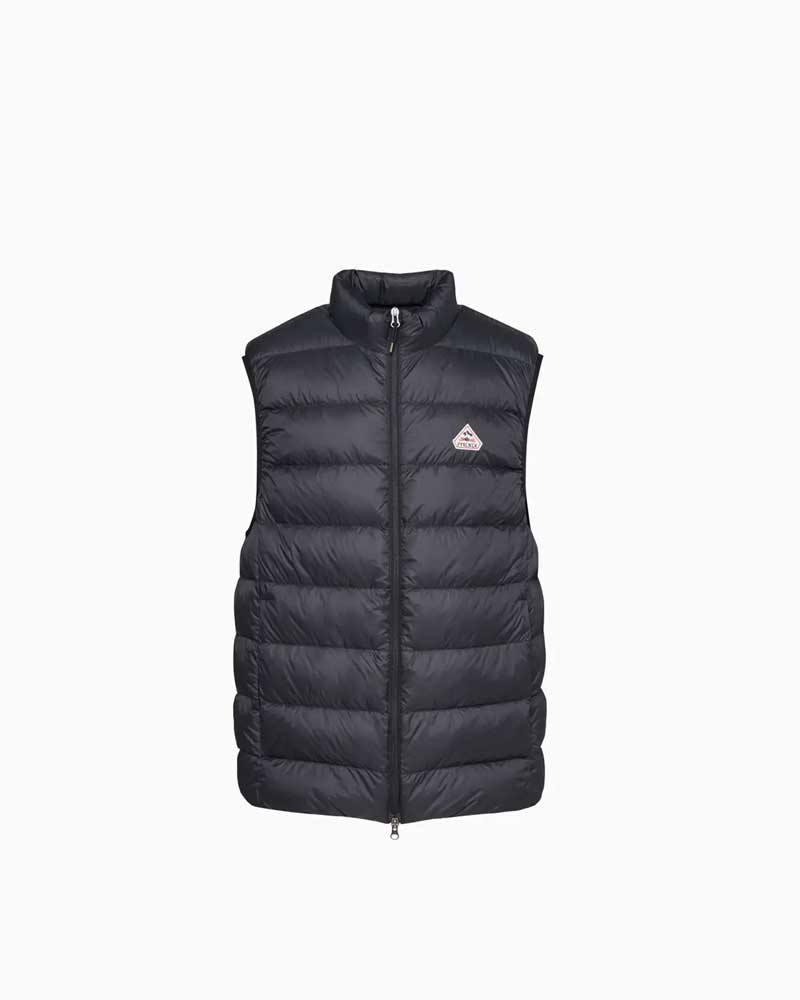 ピレネックス【PYRENEX 】-French Duck Down- ARIAL VEST (ブラック)　メンズ　アリアル ベスト　ライトダウンベスト　インナーダウン　パッカブル　フレンチダックダウン