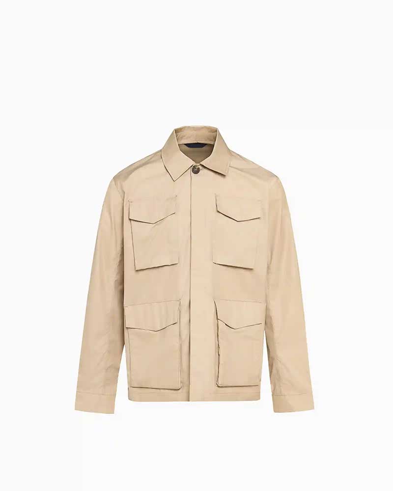 ピレネックス【PYRENEX 】- Parkas \u0026 other jackets - FIELD (ドスキン) フィールド メンズ ミリタリージャケット フィールドジャケット ワークウェア 比翼ボタン