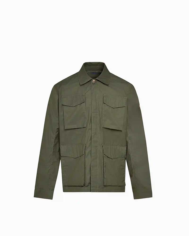 ピレネックス【PYRENEX 】- Parkas \u0026 other jackets - FIELD (ディープカーキ) フィールド メンズ ミリタリージャケット フィールドジャケット ワークウェア 比翼ボタン
