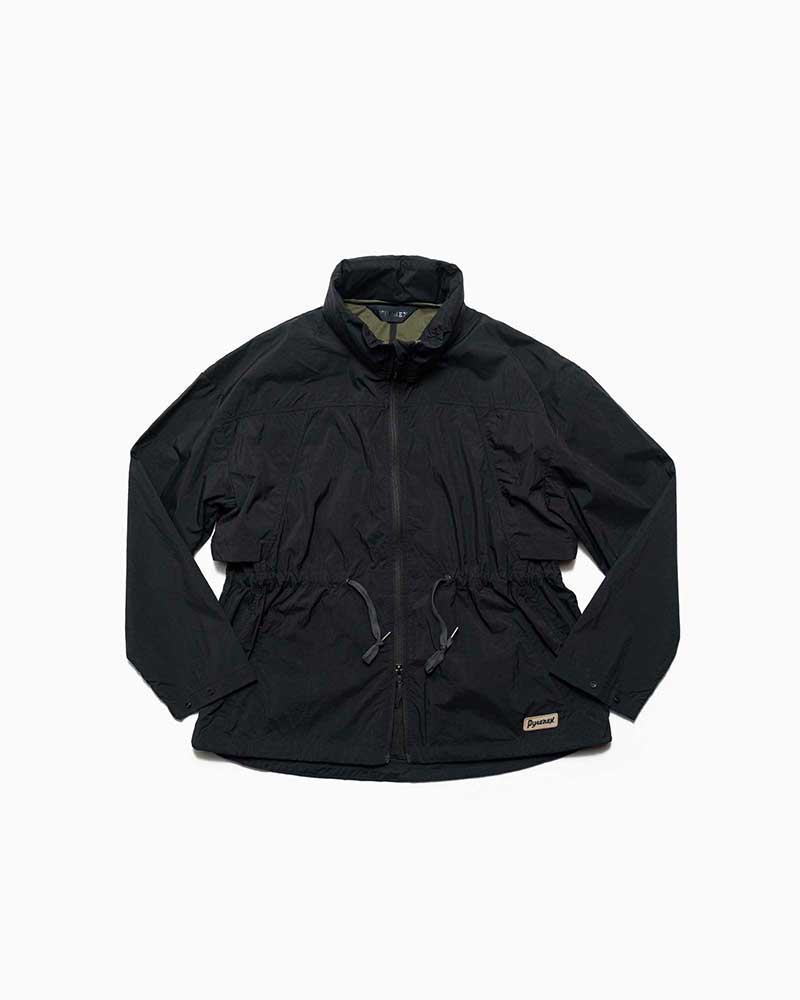 ピレネックス【PYRENEX 】- Parkas & other jackets - CLIMB (ブラック)　レディース　クライム　ウィンドブレーカー　ドロップショルダー　パッカブル　アウトドア　リサイクルナイロン