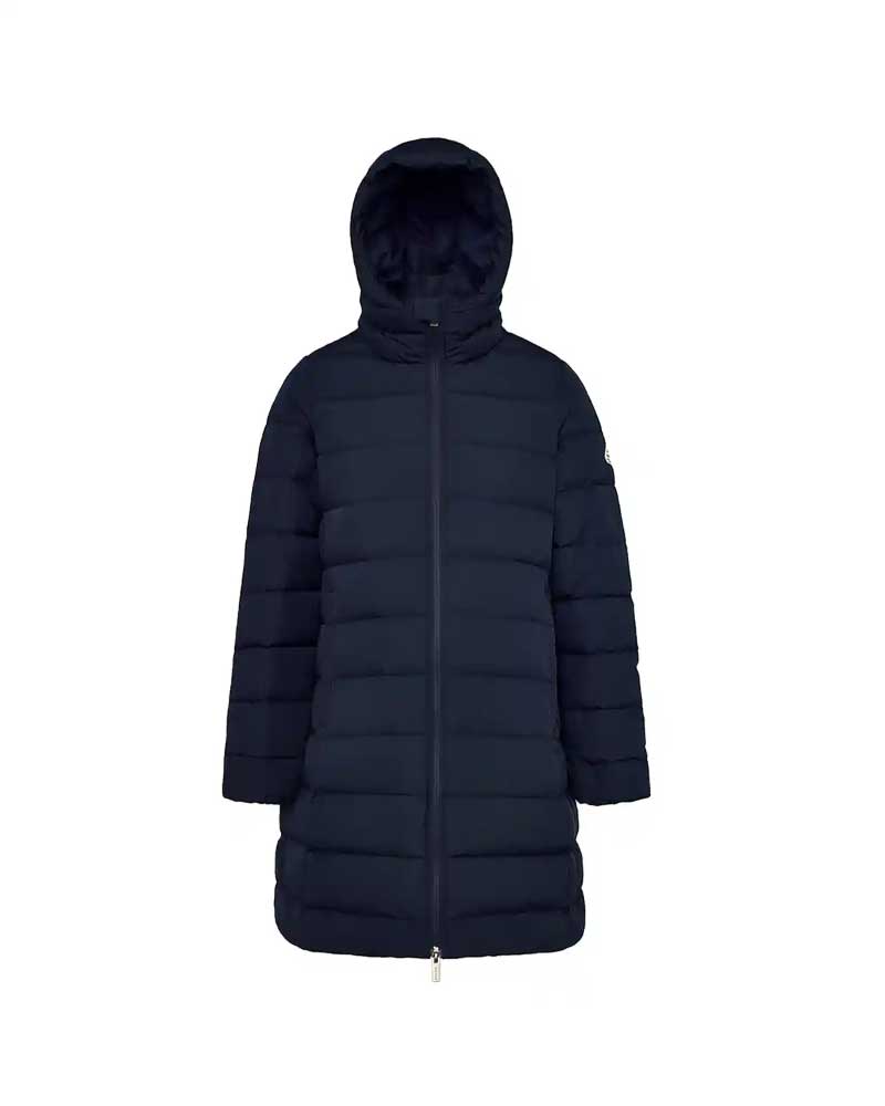 ピレネックス【PYRENEX 】-French Duck Down- SERRES (ディープインク) レディース 大売り出し ロング丈 A伝達ルート 落ちこむ上衣 フレンチダックダウン