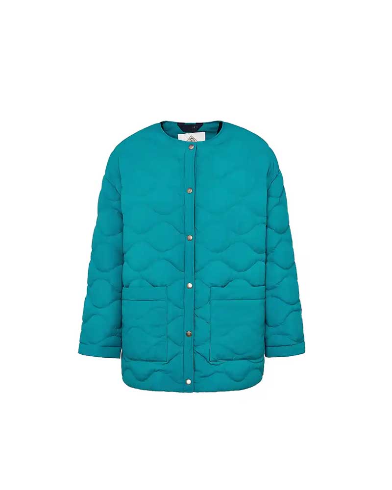 ピレネックス【PYRENEX 】-French Duck Down- SIENNA (ディープラグーン)　レディース　シエナ　ライトダウン　ドロップショルダー　ワイドシルエット　ダウンジャケット　フレンチダックダウン