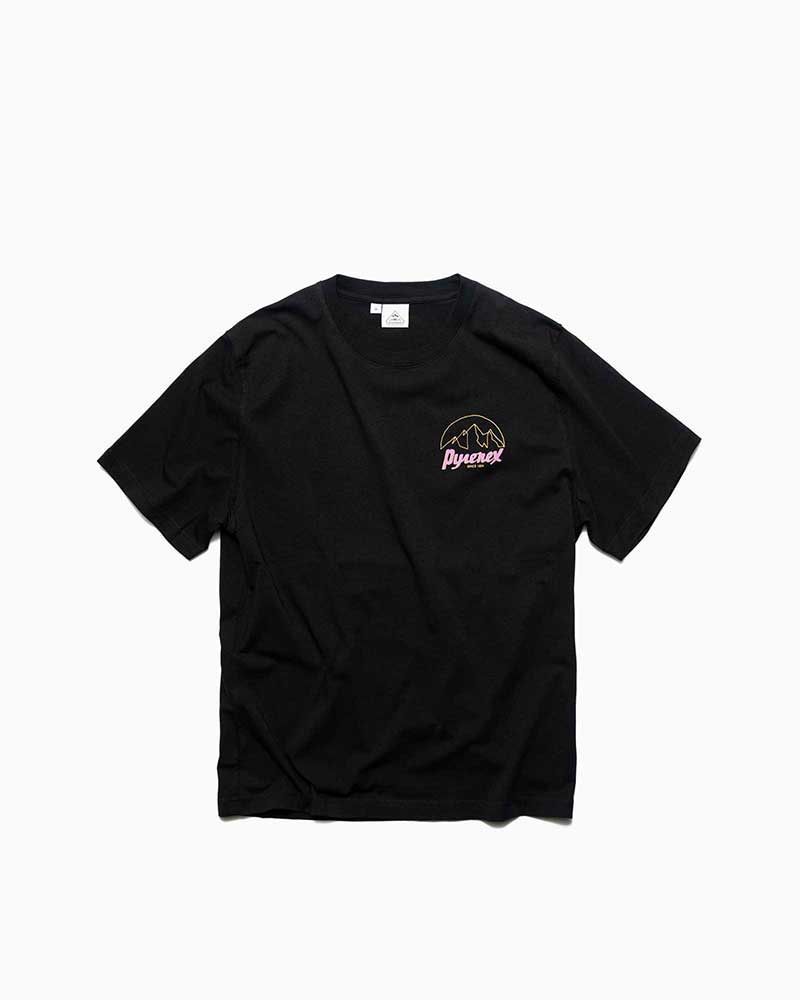 ピレネックス【PYRENEX】- T-shirts \u0026 polos -HILL (黒いこと)  メンズ レディース ユニ一発やる 吸血鬼 プルオーバー 半袖 労働者の一団素っ首 オーガニックコットン 無地 刷り上げるプルオーバー