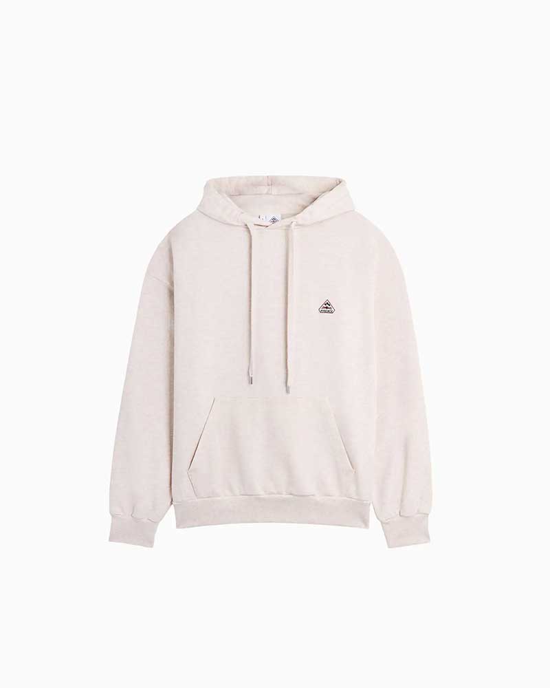ピレネックス【PYRENEX】- Pullovers -JOURNEY (オートミールヘザー)  周遊 メンズ レディース ユニ一発やる 汗水 パーカー 長袖 オーガニックコットン 裏毛汗水 無地