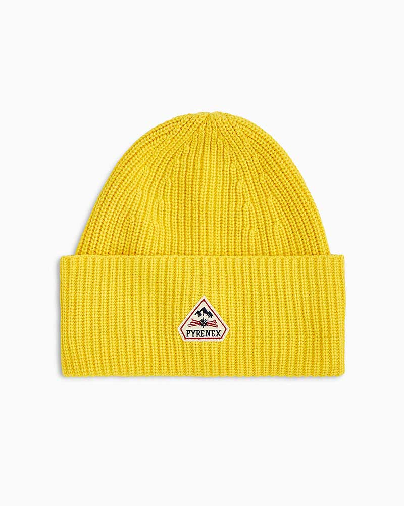 ピレネックス【PYRENEX 】-Accessories- GOMMA (ヴァイブラント イエロー)　ゴンマ　メンズ　レディース　ユニセックス　ニット帽　ウール｜フレームショップ