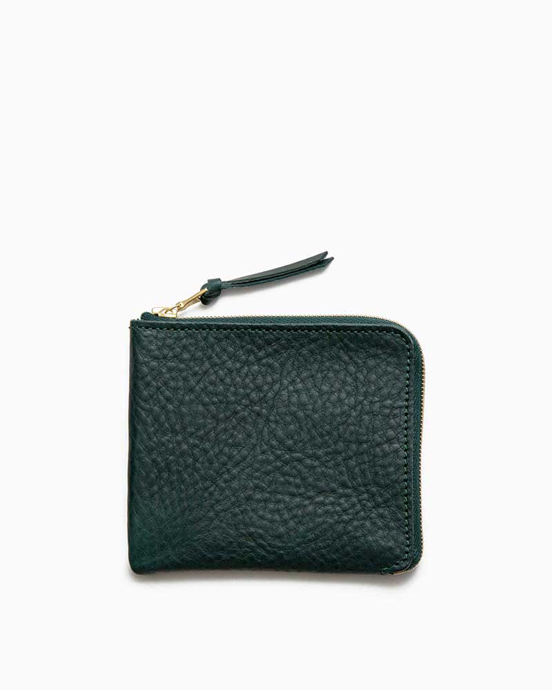 べオーマレザーカンパニー【BEORMA LEATHER COMPANY】 型番：S0071 MULTI PURSE（グリーン)　マルチパース　L字型ジップ　コンパクトウォレット　財布　ナチュールレザー　フルベジタブルタンニングレザー　牛革　男女兼用