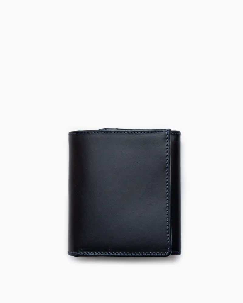 べオーマレザーカンパニー【BEORMA LEATHER COMPANY】 型番：S0129 COMPACT WALLET（ネイビー/ブルー)　財布　二つ折り財布　コンパクトウォレット　チェルシーレザー　ホリデーライン2025　牛革　男女兼用