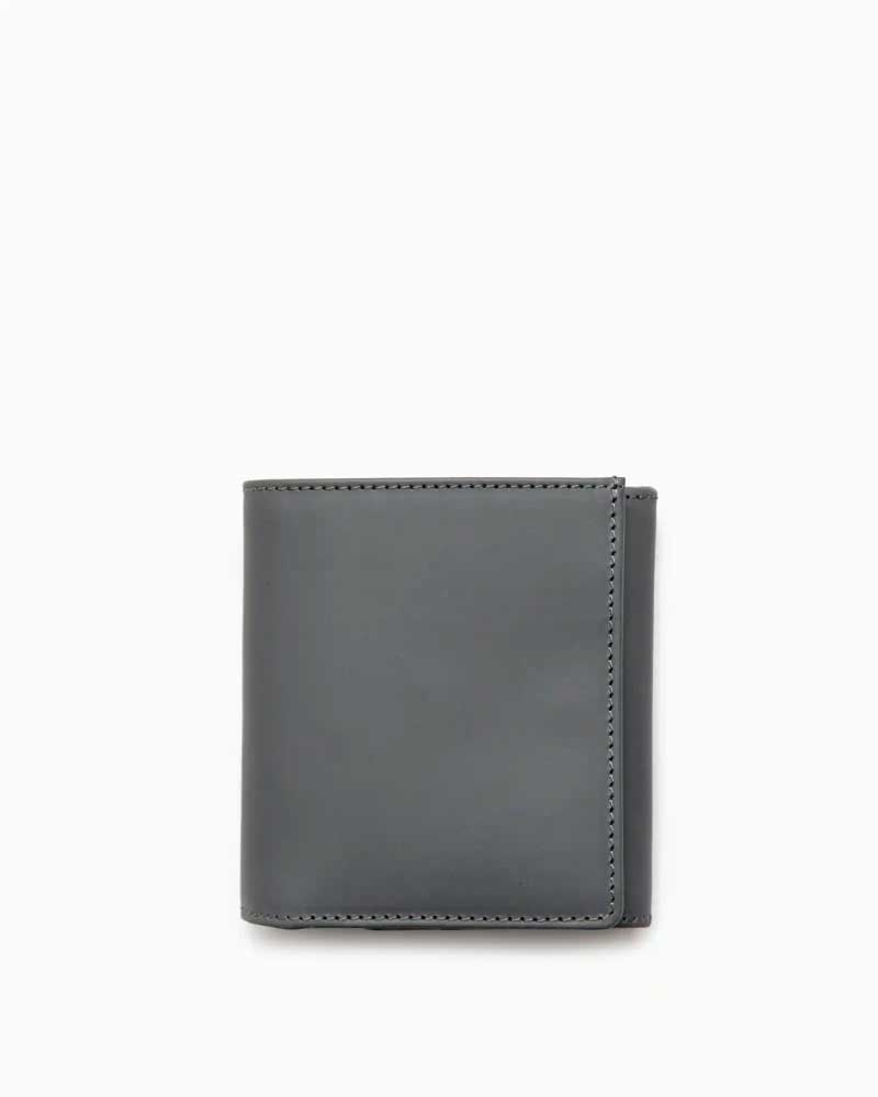 べオーマレザーカンパニー【BEORMA LEATHER COMPANY】型番：S0129 COMPACT WALLET（ライトグレースティール/ともし火青色) 札入れ 二つ折り札入れ コンパクトウォレット チェルシーレザー 休み日伝達ルート2025 牛皮 男女兼用 メンズ財布-財布・ケース-バッグ・小物・ブランド雑貨