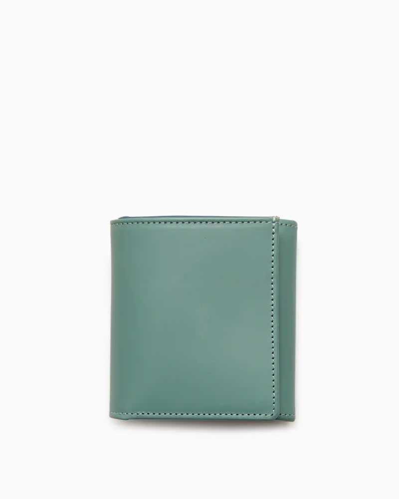 べオーマレザーカンパニー【BEORMA LEATHER COMPANY】 型番：S0129 COMPACT WALLET（ライトグリーン/ブルー)　財布　二つ折り財布　コンパクトウォレット　チェルシーレザー　ホリデーライン2025　牛革　男女兼用