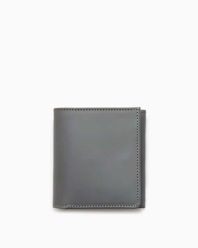 べオーマレザーカンパニー【BEORMA LEATHER COMPANY】型番：S0129 COMPACT WALLET（ライトグレースティール/ハバナ) 札入れ 二つ折り札入れ コンパクトウォレット チェルシーレザー 休み日伝達ルート2025 牛皮 男女兼用 バッグ・小物・ブランド雑貨-財布・ケース-メンズ財布