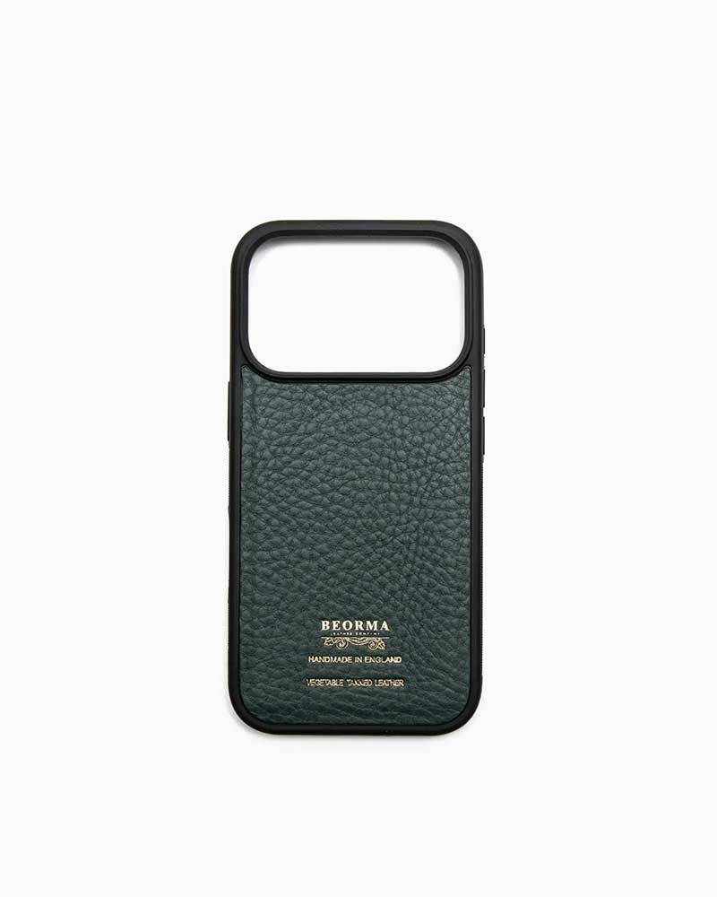 べオーマレザーカンパニー【BEORMA LEATHER COMPANY】型番：S0252 iPhone17Pro COVER（緑であること) iPhone17Pro専用入れもの スマホケース MagSafe 申し受ける相応う ナチュールレザー 牛皮 男女兼用
