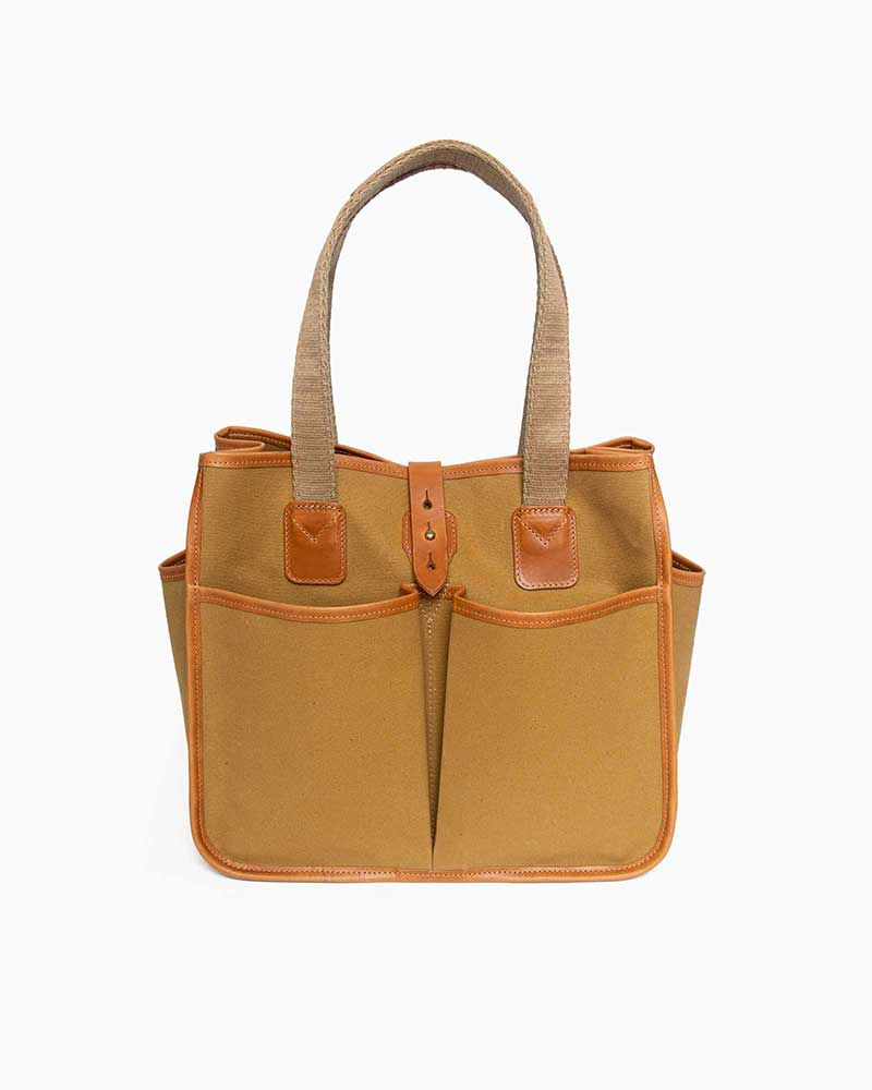 べオーマレザーカンパニー【BEORMA LEATHER COMPANY】 型番：L0214 The Rannoch（サンド/ タン)　ラノーク　ミディアムトートバッグ　鞄　ワックスコットンキャンバス　タスカニーレザー　牛革　男女兼用