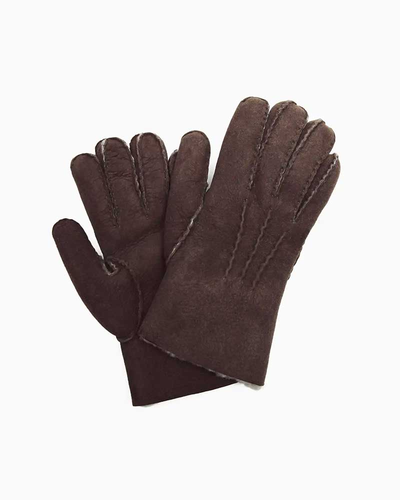 オーウェンバリー【Owen Barry 】 MEN\u0027S HANDSEWN GLOVES (キンボクリーム) メンズ ハンドソウングローブ なめし革地球儀 グローブ メリノシープスキン 羊肉