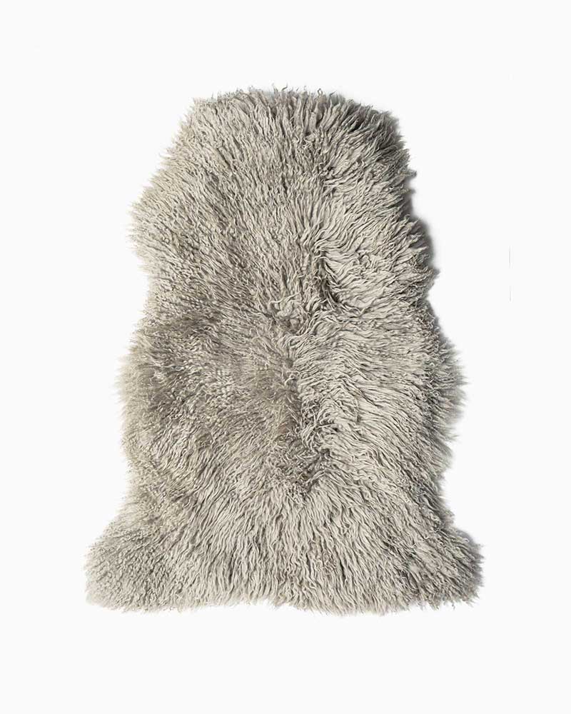 オーウェンバリー【Owen Barry 】 SINGLE YETTI SHEEPSKIN RUG (リネン)　イエティシープスキンラグ　カーペット　シープスキン　ムートン　インテリア