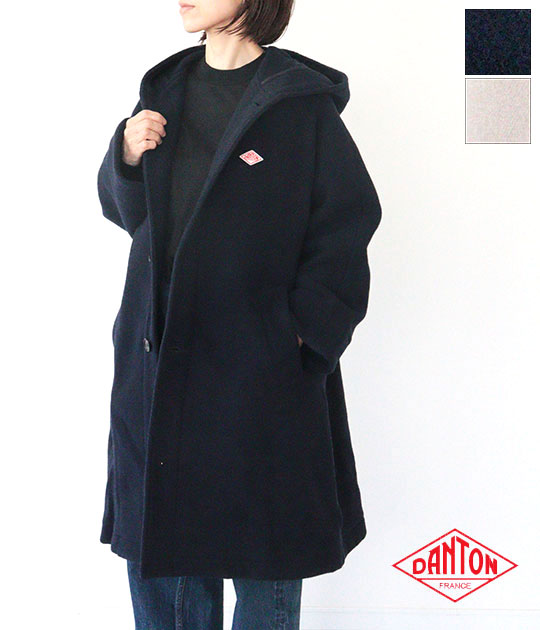 楽天市場】[DANTON]ダントン WOOL LIKE CLOTH フードコート DT-A0526